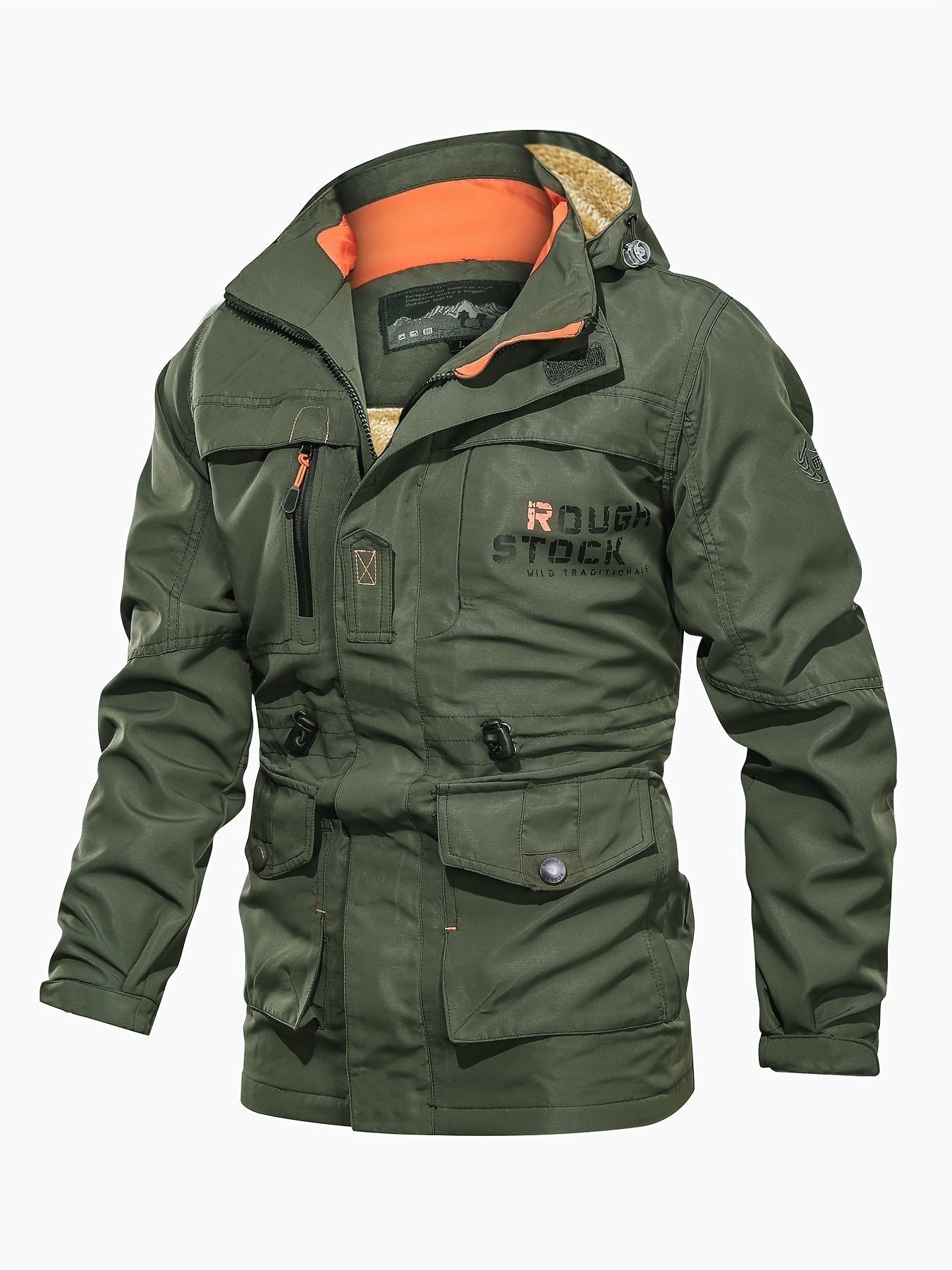 Men's Thickened Hooded Cotton Padded Jacket Coat