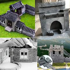 Brick Micro Landscape Sand Table Architecture Student Mini Scene