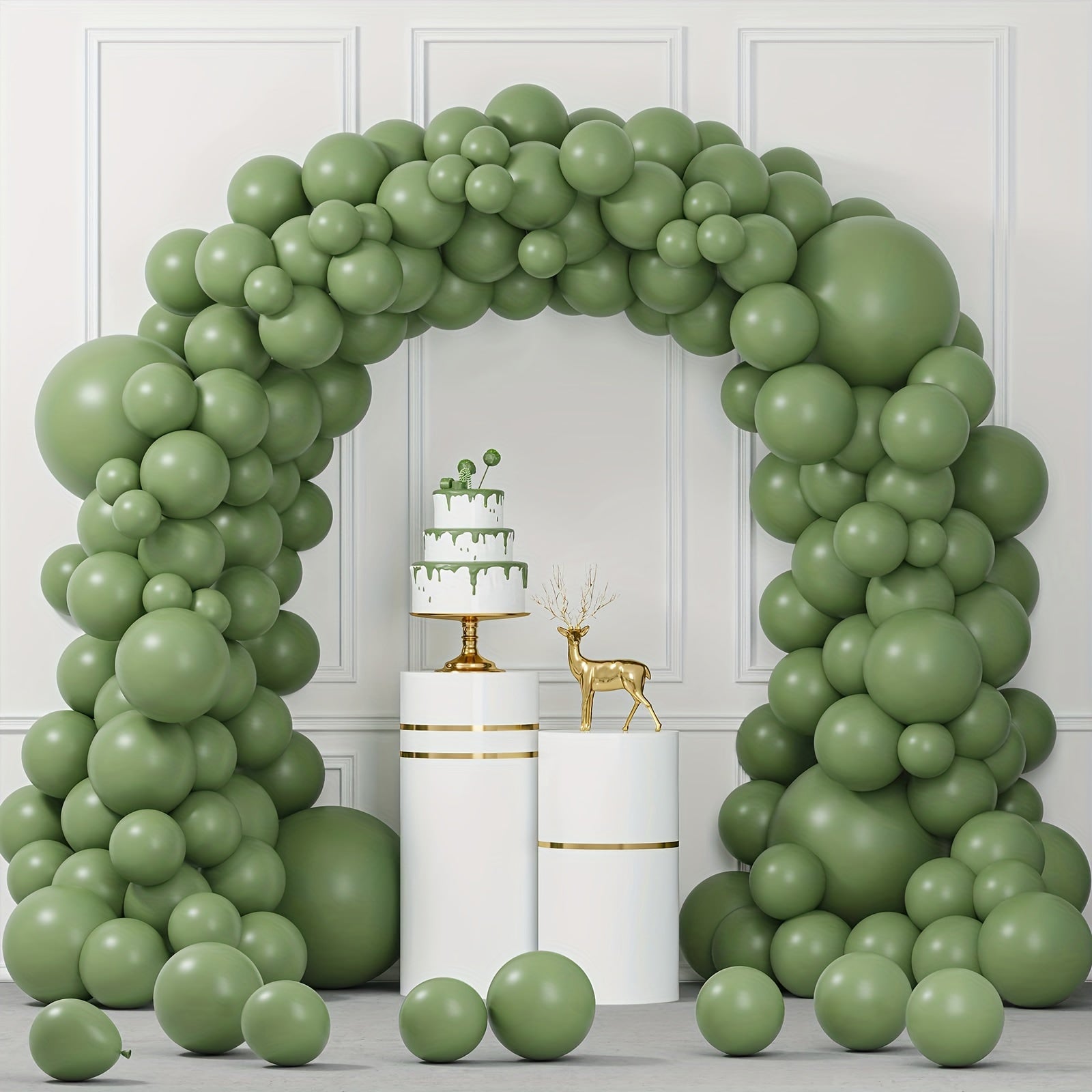 Matte Balloons Wreath Arch Set | 149pcs Latex Balloons Wedding Party Decor