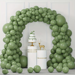 Matte Balloons Wreath Arch Set | 149pcs Latex Balloons Wedding Party Decor