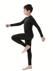 Boys 2PCS Set Long Sleeve T-shirt & Pants Suit Kids Sports Clothes