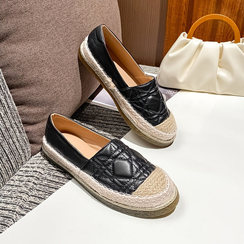 Women's Colorblock Platform Loafers Slip-on Casual Shoes