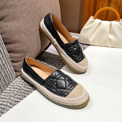 Women's Colorblock Platform Loafers Slip-on Casual Shoes