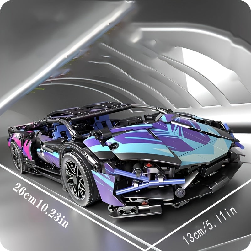 4000pcs Car Model Building Blocks Construction Set Desktop Decoration Gift