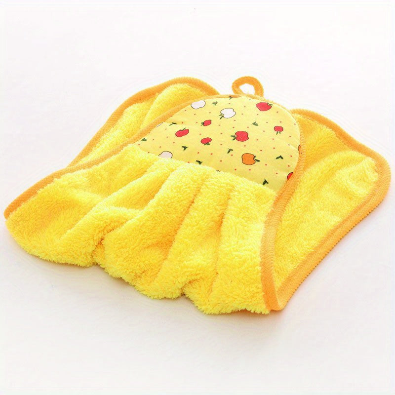 Coral Velvet Hand Towel Absorbent Household Cleaning Supplies