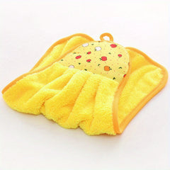 Coral Velvet Hand Towel Absorbent Household Cleaning Supplies