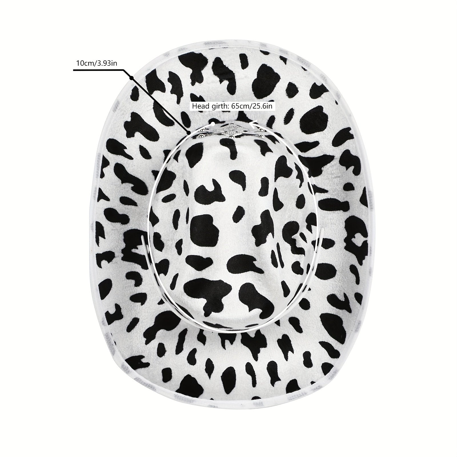 Leopard Print Cowboy Hat & Jazz Fedora Cap Western Cowgirl Hats Men Women