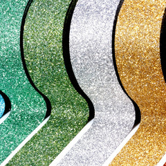 3 Rolls 5M Glitter Tape Sticker Paper Adhesive Tape Label Craft