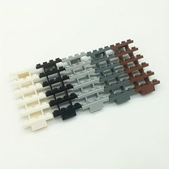 12pcs Staircase & Christmas Scene Building Blocks DIY Kit Mixed Colors