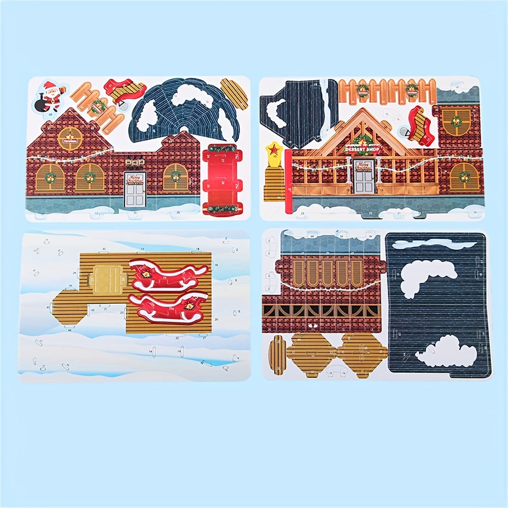 Large 3D Puzzle Family Challenge Game Educational Toy