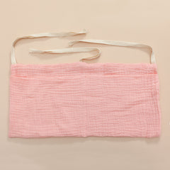 Double Layer Cotton Baby Bedside Storage Bag Two Pockets Stroller Hanging Bag