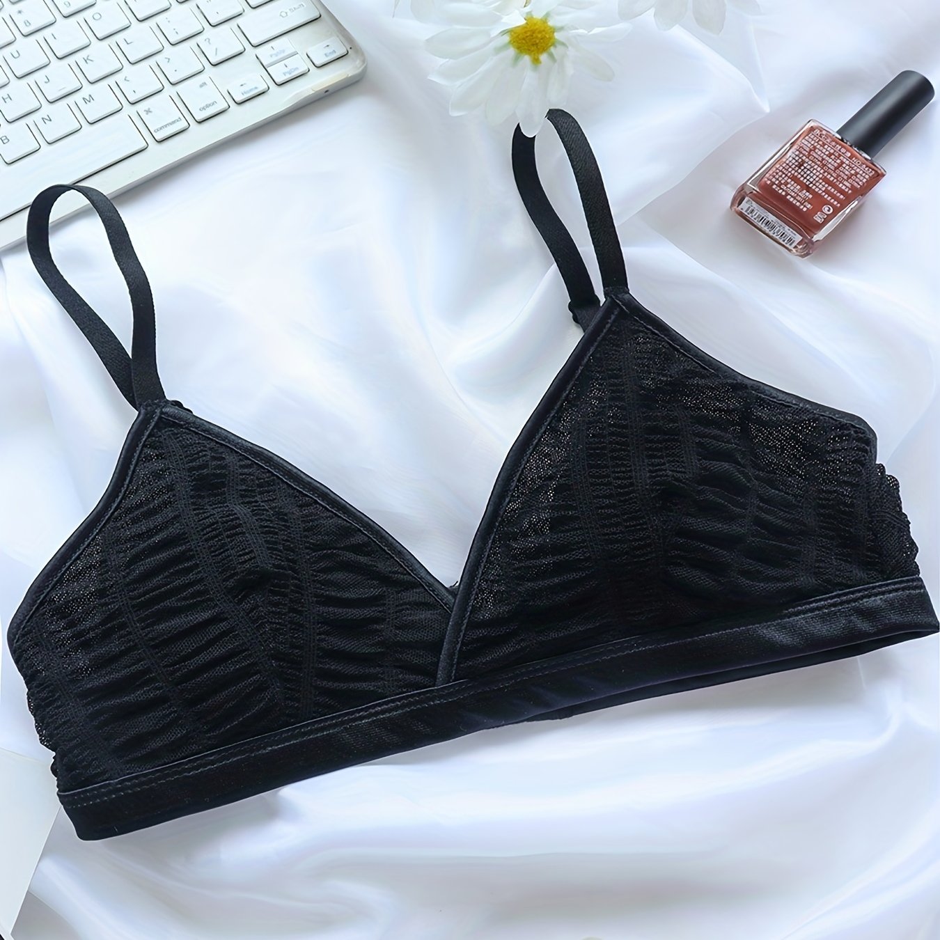 Lace Wireless Bra Comfy & Breathable Women's Lingerie