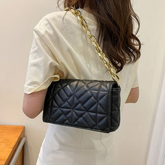 Minimalist Quilted Shoulder Bag All Match Underarm Bag
