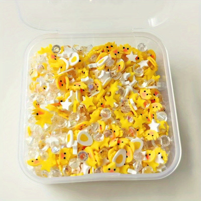 1pc Colorful Soft Pottery Frosted Beads Pendants Slime Crystal Mud DIY Jewelry