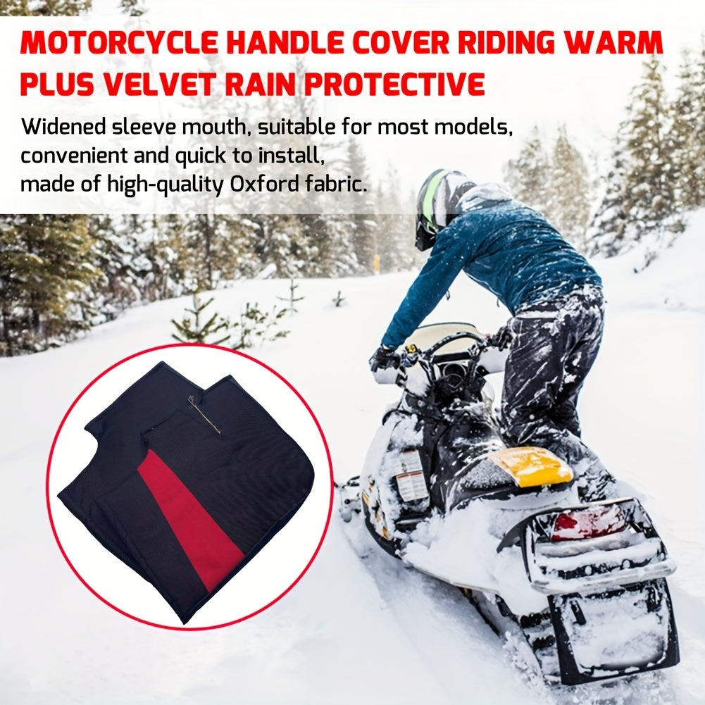 Motorcycle Handlebar Cold Weather Hand Warmer Gloves