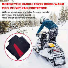Motorcycle Handlebar Cold Weather Hand Warmer Gloves