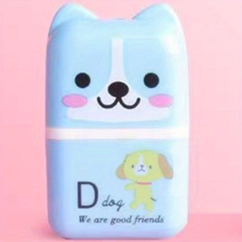 Pencil Roller Eraser With Cleaning Ball Shaving Box Eraser