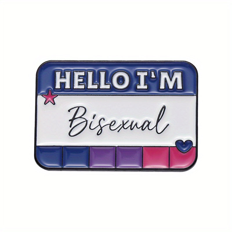 Stylish Label Pin for Backpacks Jackets