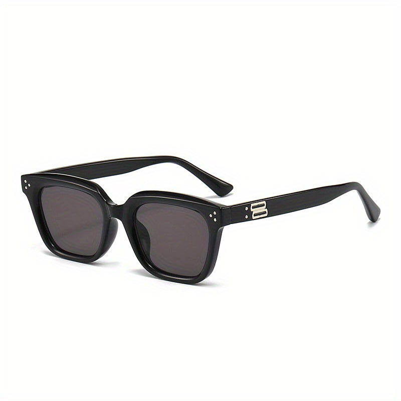 Men's Square Frame UV Protection Driving Sunglasses with Box
