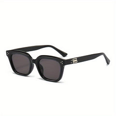 Men's Square Frame UV Protection Driving Sunglasses with Box