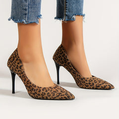 Women's Pointed Toe Stiletto Heels Slip On High Heels Dress Pumps