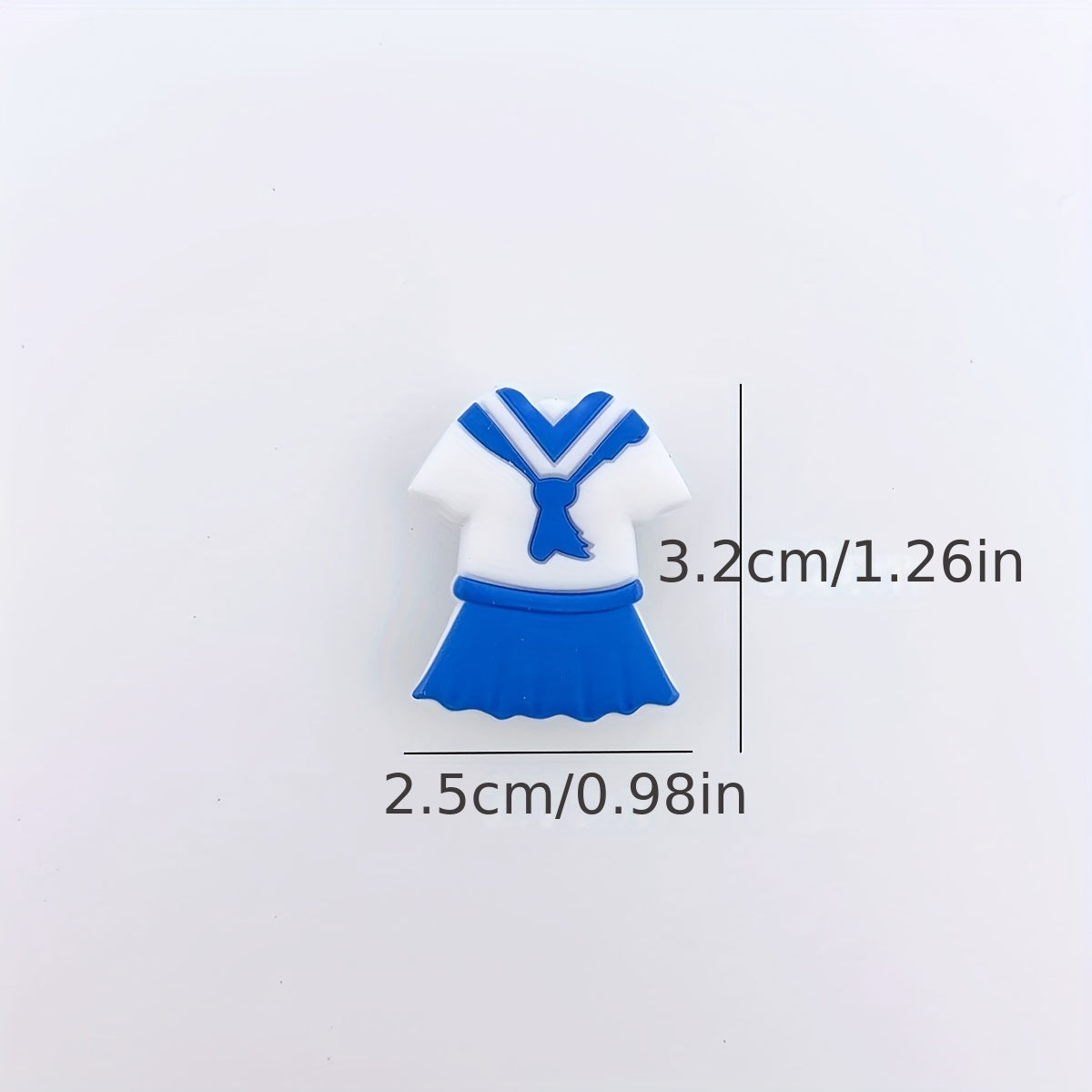 24pcs Navy Series Cartoon Shoe Charm PVC Soft Rubber Shoe Buckle DIY Accessories