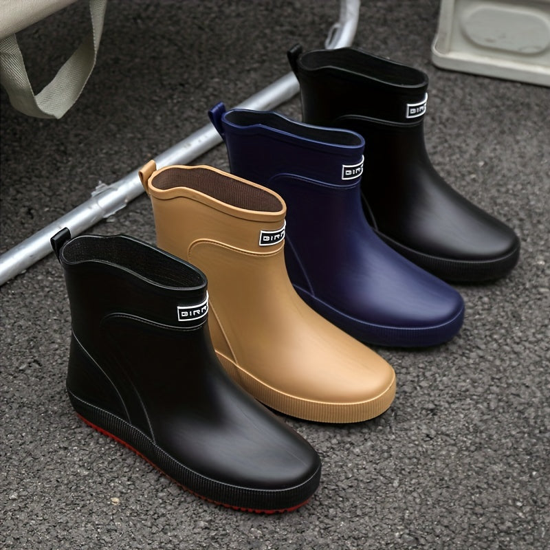 Men's Waterproof Rain Boots Non-slip Outdoor Work Fishing Shoes