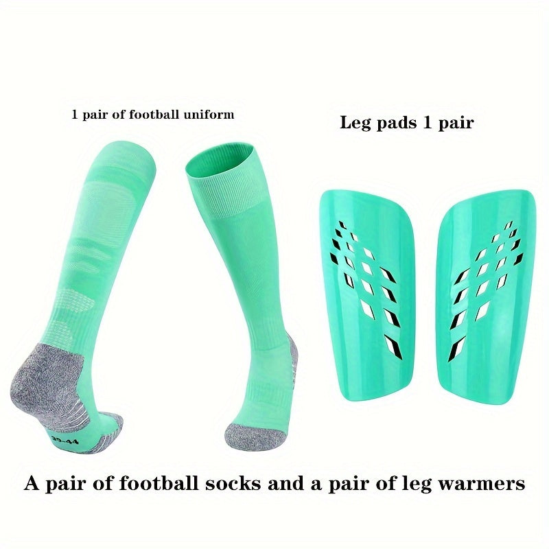 Football Training Leg Socks & Pads Set