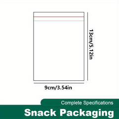 100pcs Ziplock Bags PE Gallon Food Storage Bags