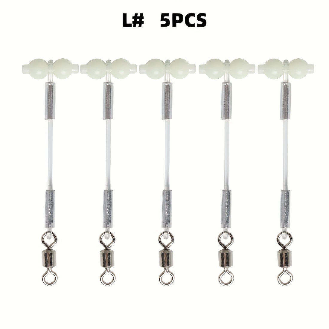 5pcs Luminous Gourd Balance Bracket Swivel Connector Fishing DIY Group