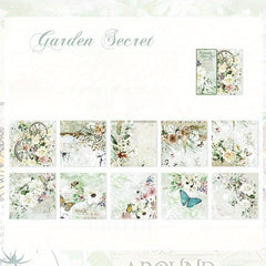 50 Sheets Romantic Flowers Sunshine Flower Theme DIY Stickers
