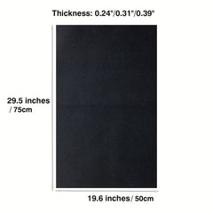 6mm-10mm Thick Carbon Felt Welding Blanket 1800 F Heat Resistant Mat