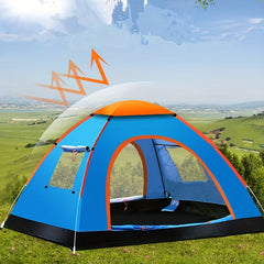 Portable Camping Tent with Sun & Rain Protection