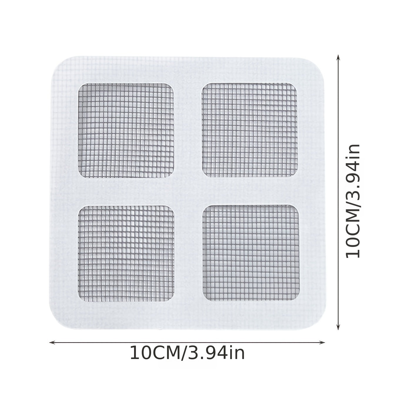 6pcs Window Screen Repair Tape 3.94x3.94" Easy Apply Cover Up Holes