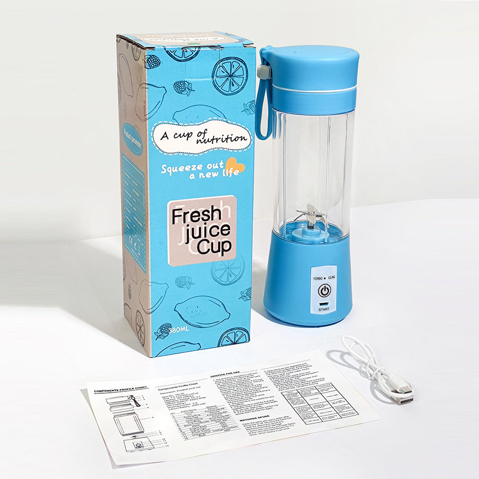 Wireless Portable USB Blender 6 Blades Fruit Smoothies Juice Cup