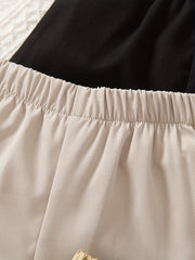 3pcs Letter Print Boys Comfortable Creative Shorts