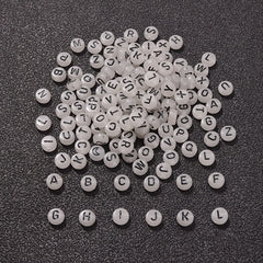 200pcs 7mm Luminous Glow Beads for Bracelet Necklace DIY