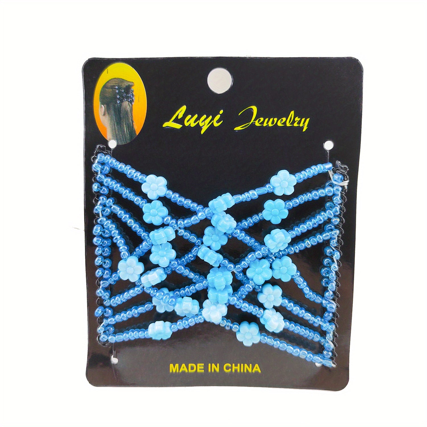 Vintage Beaded Hair Comb Clips for Women Girls