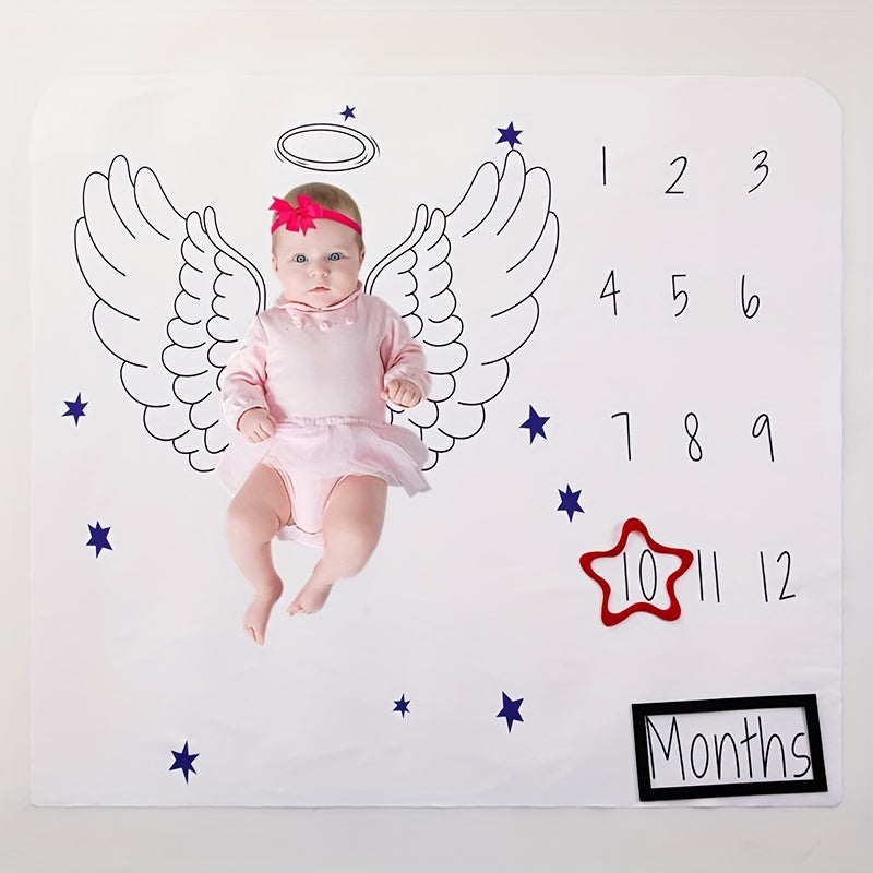 Soft Photography Blanket for Monthly Hundred Days Baby Photo Background