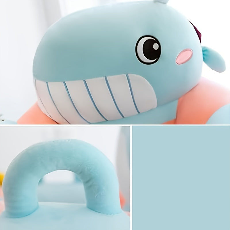 Baby Learning To Sit Sofa Anti-fall Backrest Plush Chair