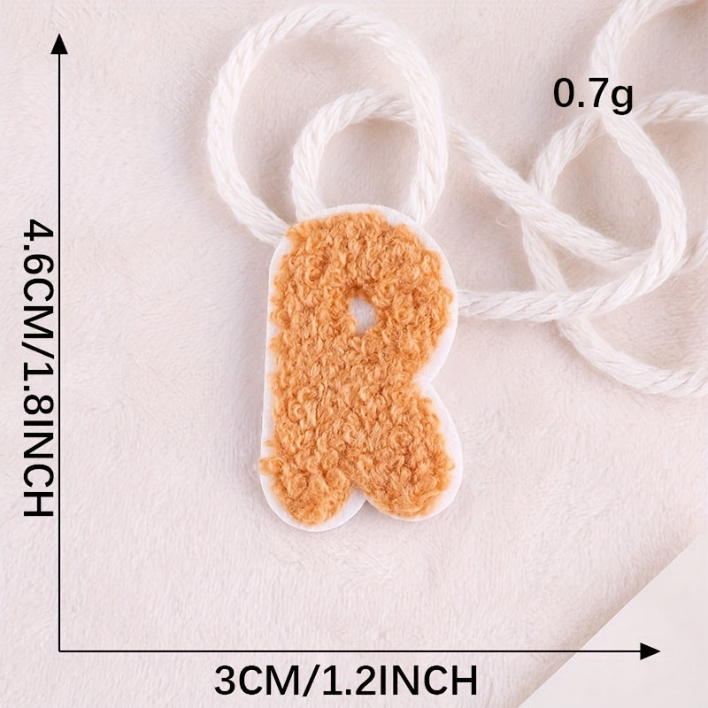5pcs Embroidered Letter Badges Iron On Patches Sew On Embroidered Applique