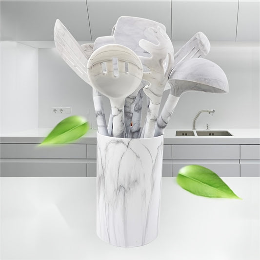 Marble Kitchen Utensil Holder - Organize in Style