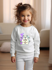 OERYUI Singing Bear Graphic Sweatshirt Kids Pullover Christmas Gift