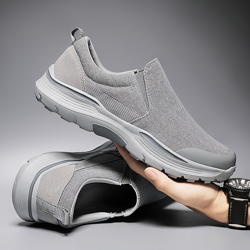 Men's Canvas Slip On Loafer Shoes Walking Sneakers