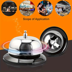 Metal Desk Bell 2 Pack 8" Diameter
