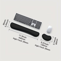Keyboard Support Wrist Pad Set for School Office and Home