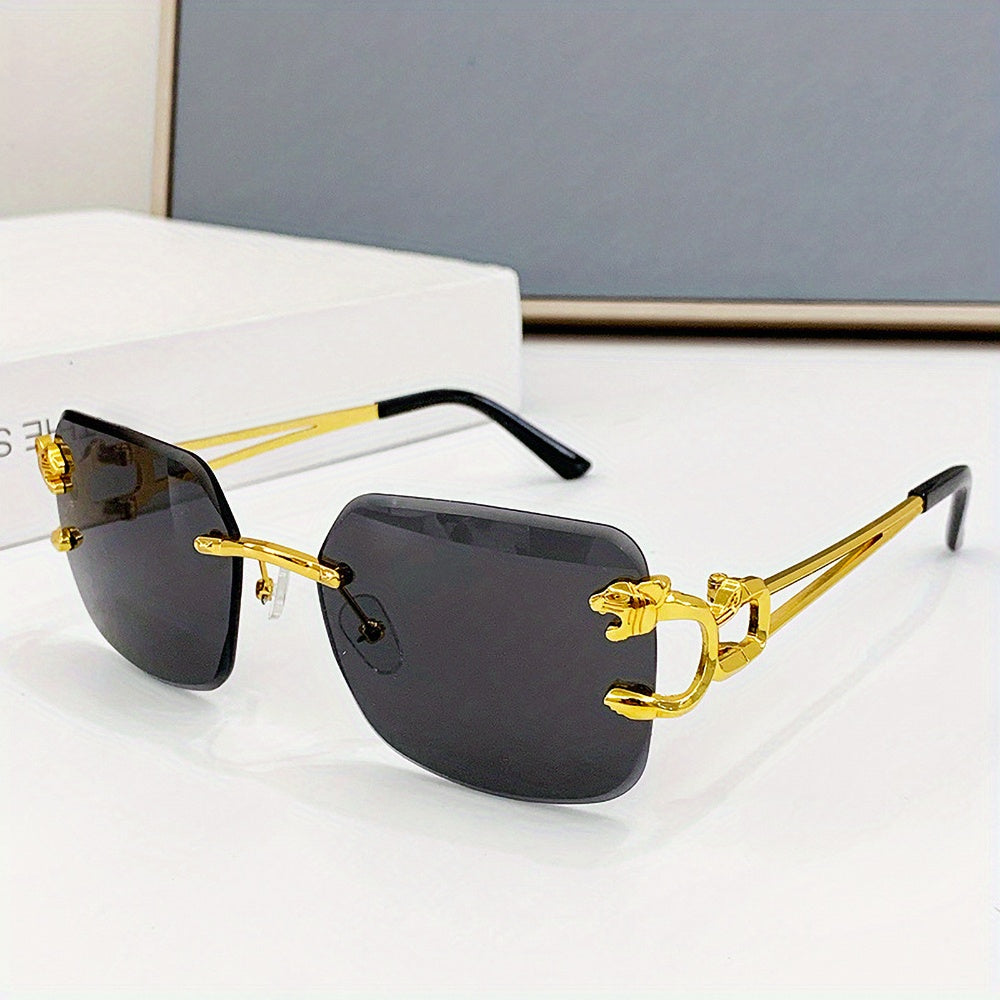 Men's Rimless UV Protection Sunglasses for Party