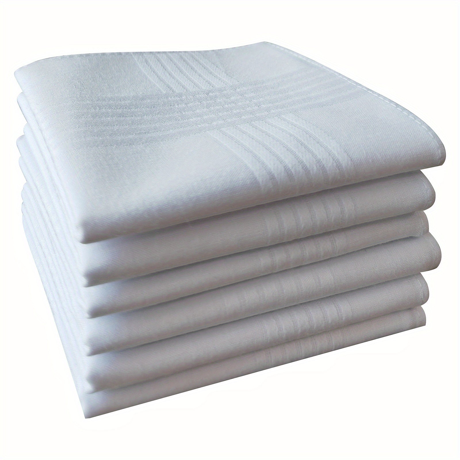 6 Packs All Pure Satin Strip DIY Gentleman's Handkerchief Suit Towel