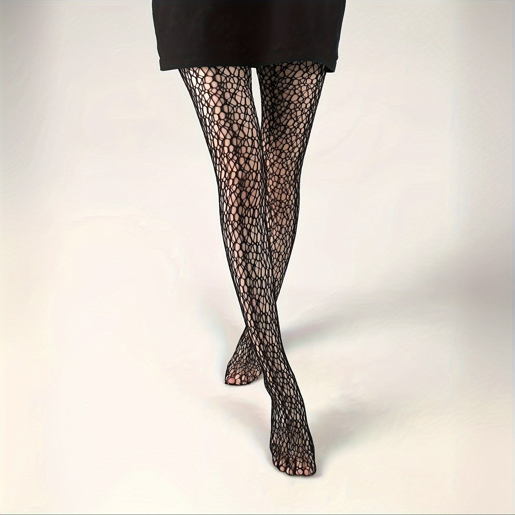 Fishnet Tights High Waist Mesh Pantyhose Women's Stockings