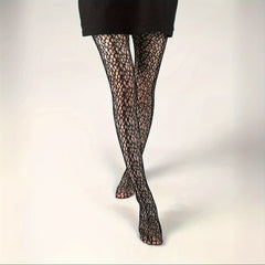 Fishnet Tights High Waist Mesh Pantyhose Women's Stockings